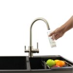 Massief Messing 3-wegkraan DG-B3302-NK Geborsteld Nikkel