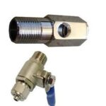 Adapter 1/2″ met Kogelkraantje